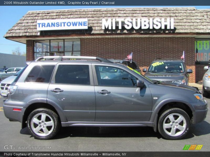 Graphite Gray Pearl / Charcoal 2006 Mitsubishi Outlander Limited 4WD