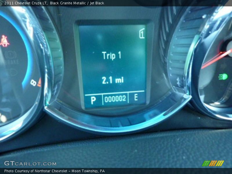 Black Granite Metallic / Jet Black 2011 Chevrolet Cruze LT