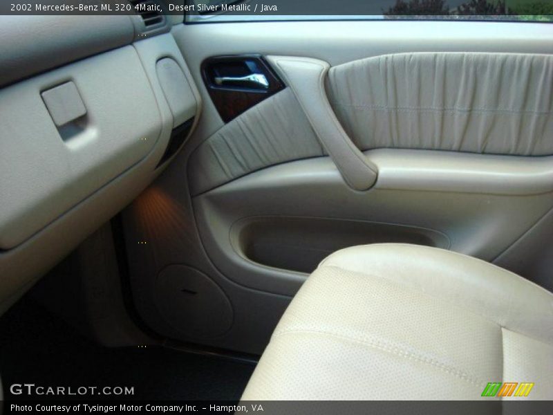 Desert Silver Metallic / Java 2002 Mercedes-Benz ML 320 4Matic