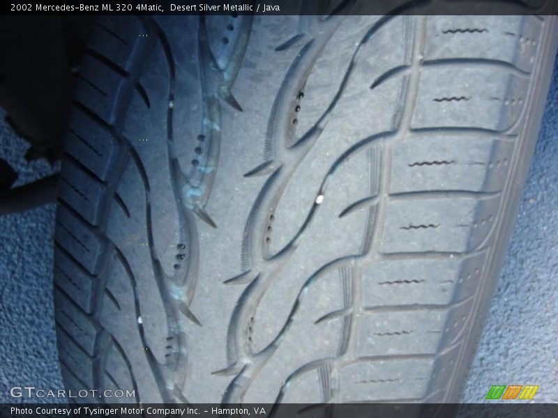 Desert Silver Metallic / Java 2002 Mercedes-Benz ML 320 4Matic