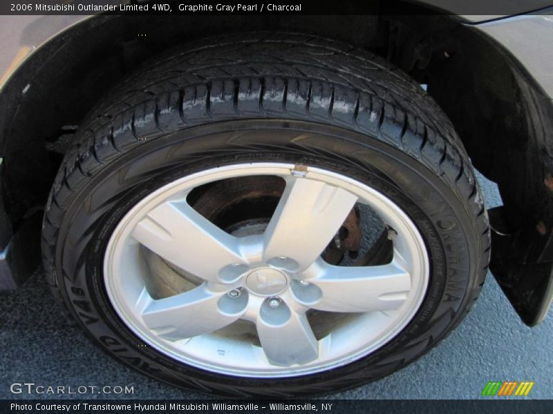 Graphite Gray Pearl / Charcoal 2006 Mitsubishi Outlander Limited 4WD