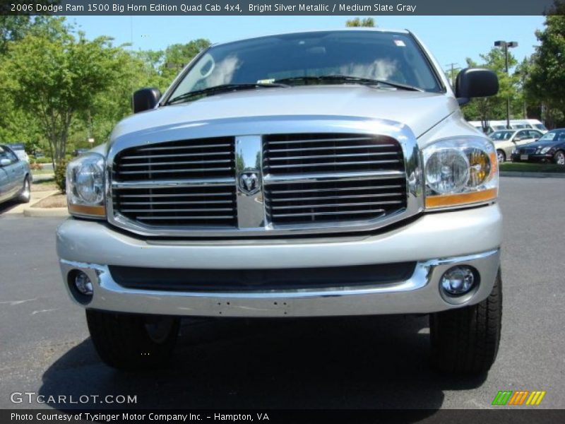 Bright Silver Metallic / Medium Slate Gray 2006 Dodge Ram 1500 Big Horn Edition Quad Cab 4x4