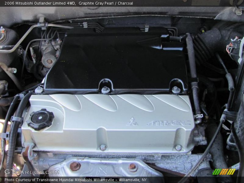 Graphite Gray Pearl / Charcoal 2006 Mitsubishi Outlander Limited 4WD
