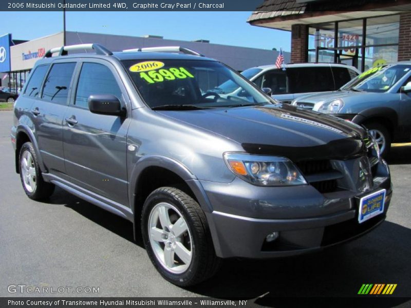 Graphite Gray Pearl / Charcoal 2006 Mitsubishi Outlander Limited 4WD