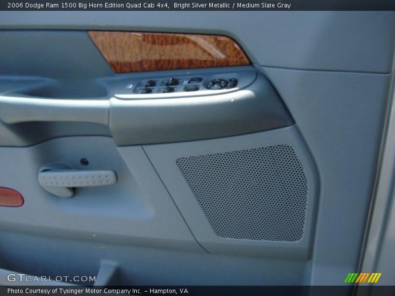 Bright Silver Metallic / Medium Slate Gray 2006 Dodge Ram 1500 Big Horn Edition Quad Cab 4x4