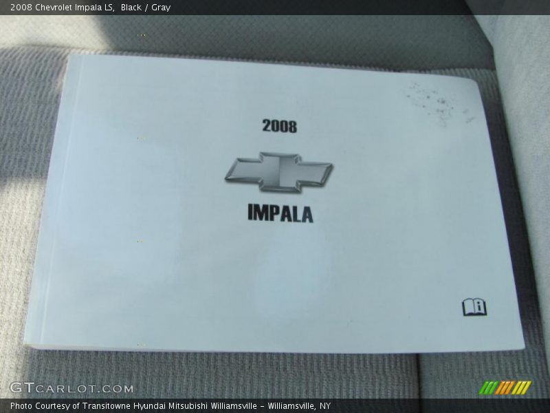 Black / Gray 2008 Chevrolet Impala LS