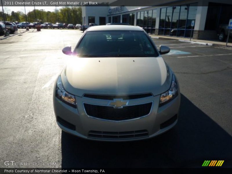 Gold Mist Metallic / Jet Black 2011 Chevrolet Cruze LT