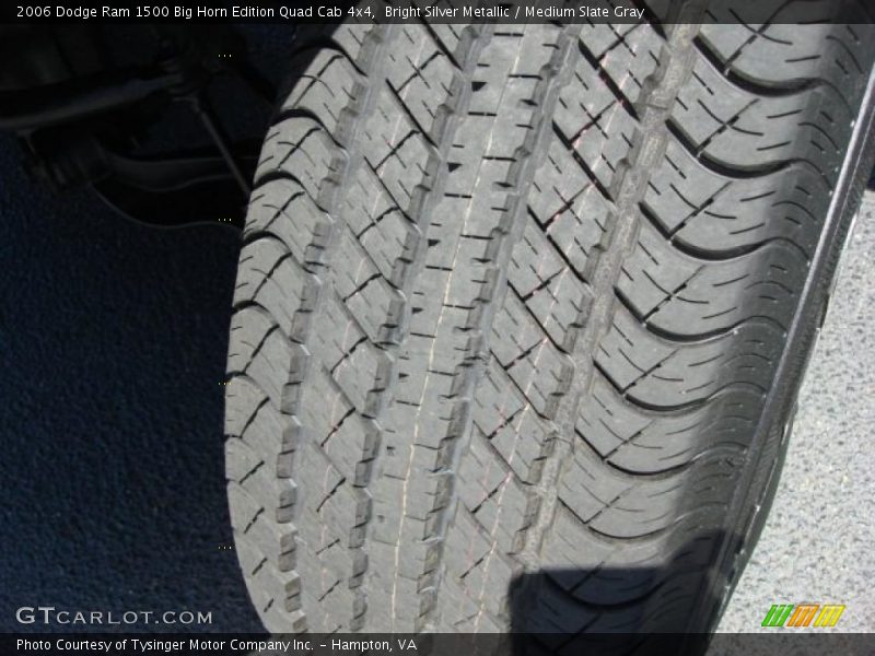 Bright Silver Metallic / Medium Slate Gray 2006 Dodge Ram 1500 Big Horn Edition Quad Cab 4x4