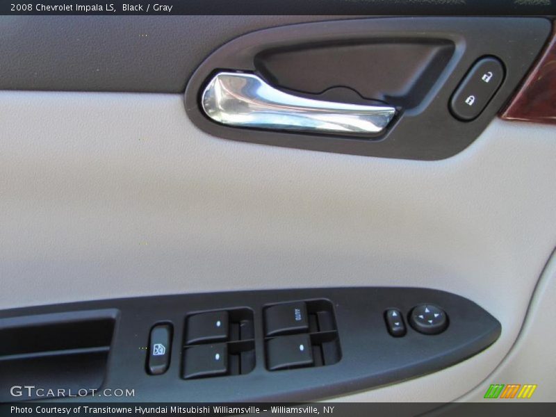 Black / Gray 2008 Chevrolet Impala LS