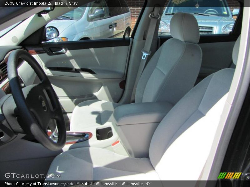 Black / Gray 2008 Chevrolet Impala LS