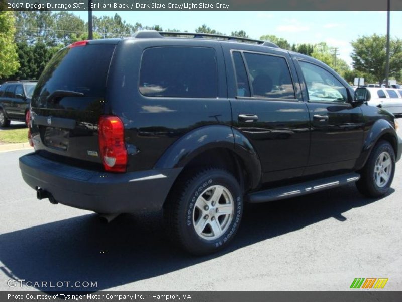 Brilliant Black / Dark Slate Gray/Light Slate Gray 2007 Dodge Durango SXT