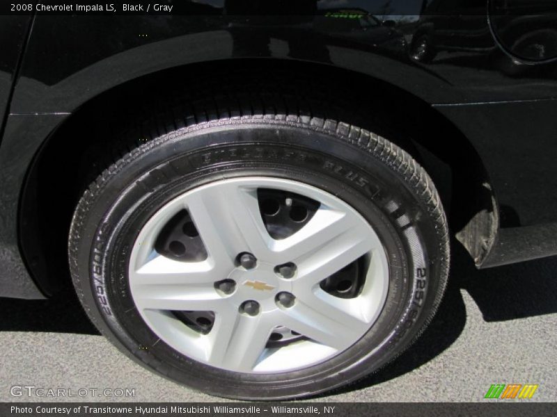 Black / Gray 2008 Chevrolet Impala LS