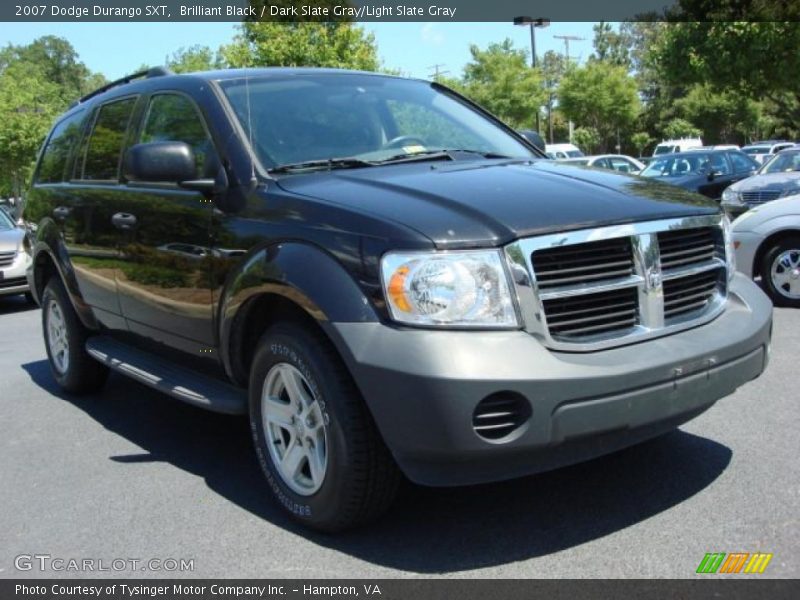 Brilliant Black / Dark Slate Gray/Light Slate Gray 2007 Dodge Durango SXT