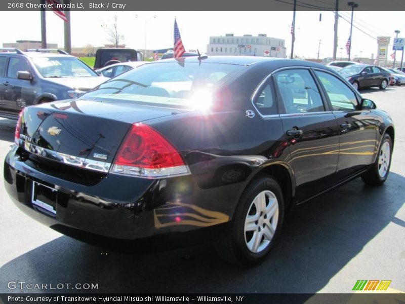 Black / Gray 2008 Chevrolet Impala LS
