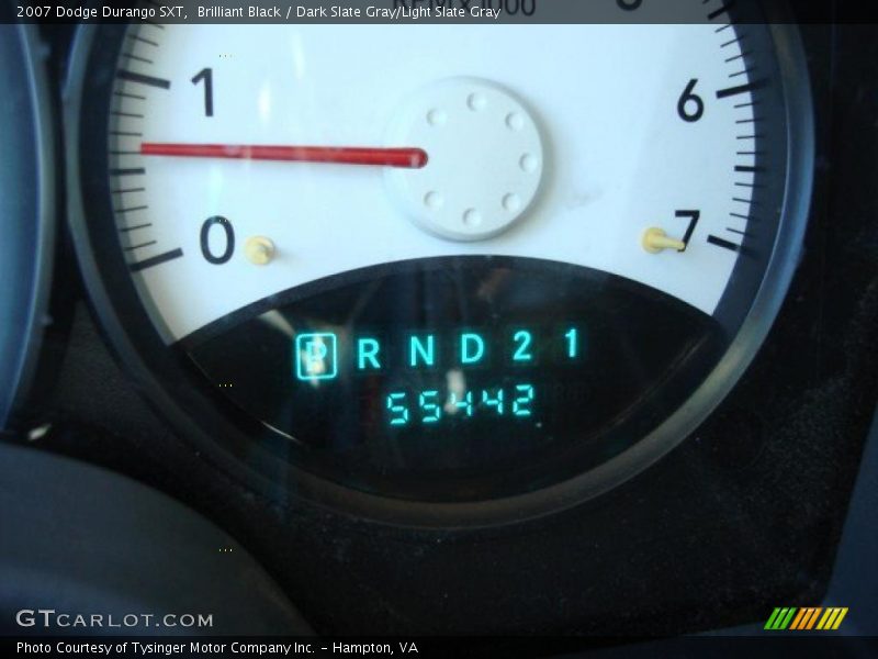 Brilliant Black / Dark Slate Gray/Light Slate Gray 2007 Dodge Durango SXT