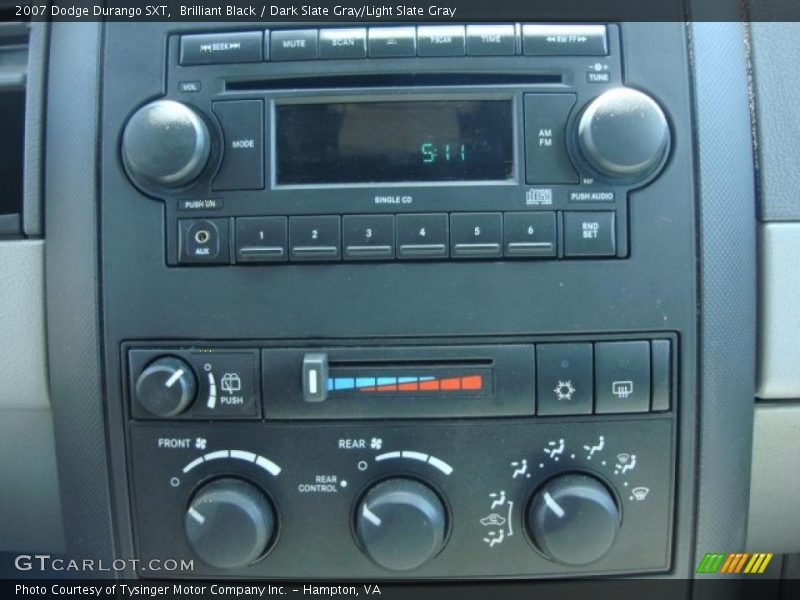 Brilliant Black / Dark Slate Gray/Light Slate Gray 2007 Dodge Durango SXT