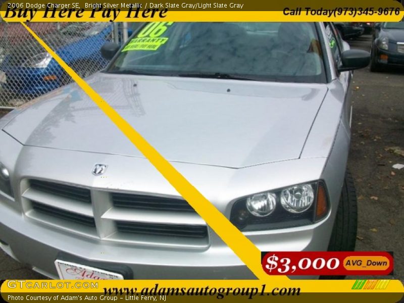 Bright Silver Metallic / Dark Slate Gray/Light Slate Gray 2006 Dodge Charger SE