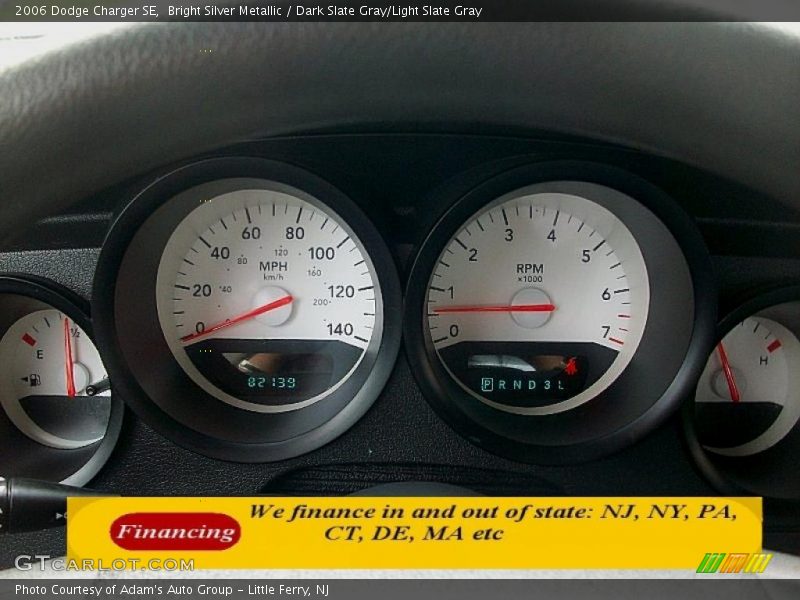 Bright Silver Metallic / Dark Slate Gray/Light Slate Gray 2006 Dodge Charger SE