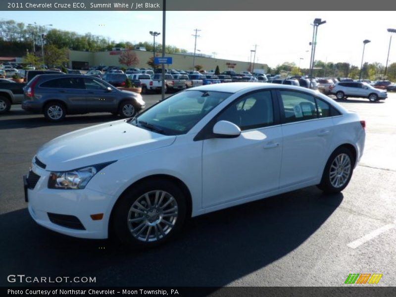 Summit White / Jet Black 2011 Chevrolet Cruze ECO