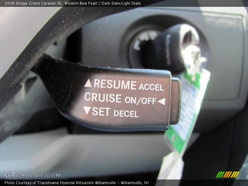 Modern Blue Pearl / Dark Slate/Light Shale 2008 Dodge Grand Caravan SE
