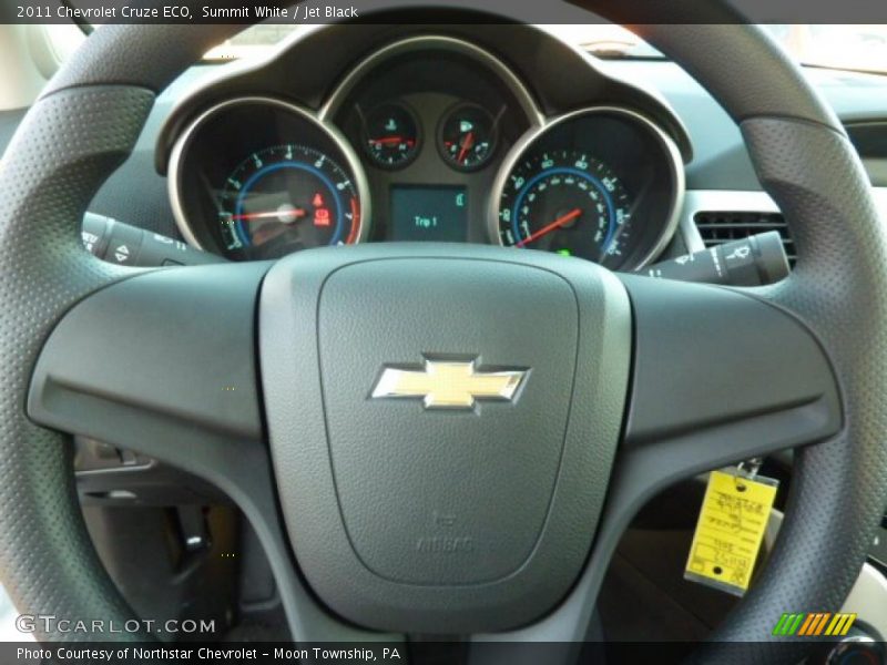 Summit White / Jet Black 2011 Chevrolet Cruze ECO