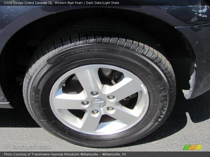 Modern Blue Pearl / Dark Slate/Light Shale 2008 Dodge Grand Caravan SE