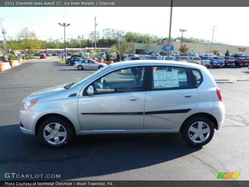 Ice Silver Metallic / Charcoal 2011 Chevrolet Aveo Aveo5 LT