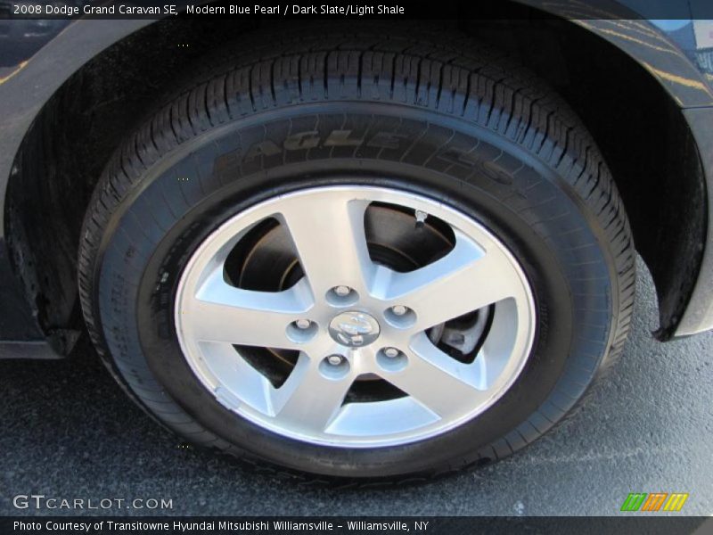Modern Blue Pearl / Dark Slate/Light Shale 2008 Dodge Grand Caravan SE