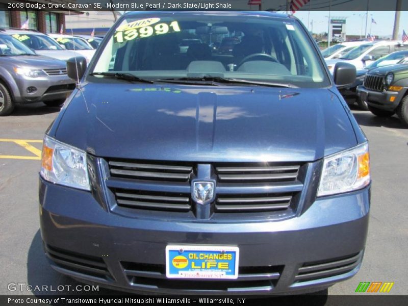 Modern Blue Pearl / Dark Slate/Light Shale 2008 Dodge Grand Caravan SE