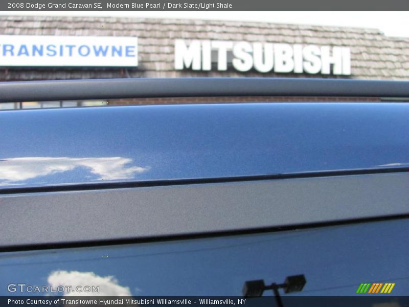 Modern Blue Pearl / Dark Slate/Light Shale 2008 Dodge Grand Caravan SE
