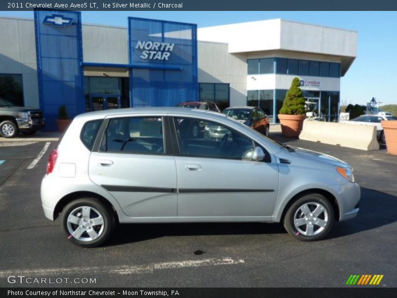 Ice Silver Metallic / Charcoal 2011 Chevrolet Aveo Aveo5 LT