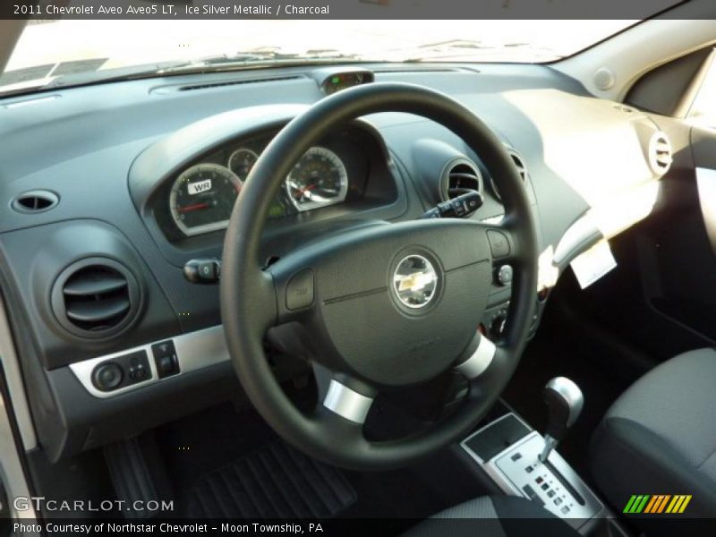 Ice Silver Metallic / Charcoal 2011 Chevrolet Aveo Aveo5 LT