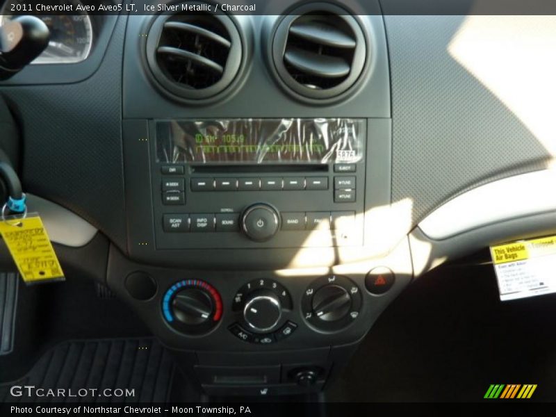 Ice Silver Metallic / Charcoal 2011 Chevrolet Aveo Aveo5 LT