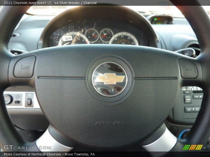 Ice Silver Metallic / Charcoal 2011 Chevrolet Aveo Aveo5 LT