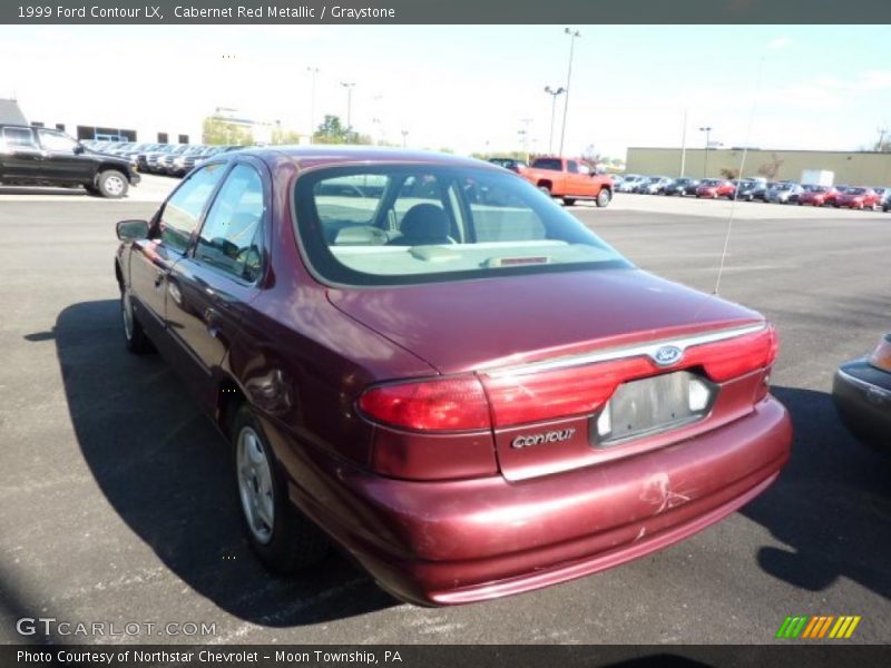 Cabernet Red Metallic / Graystone 1999 Ford Contour LX
