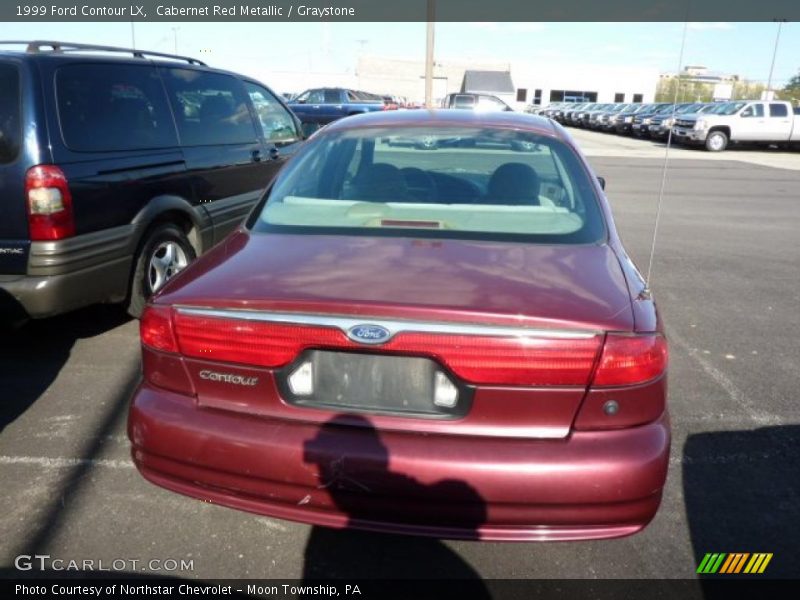 Cabernet Red Metallic / Graystone 1999 Ford Contour LX