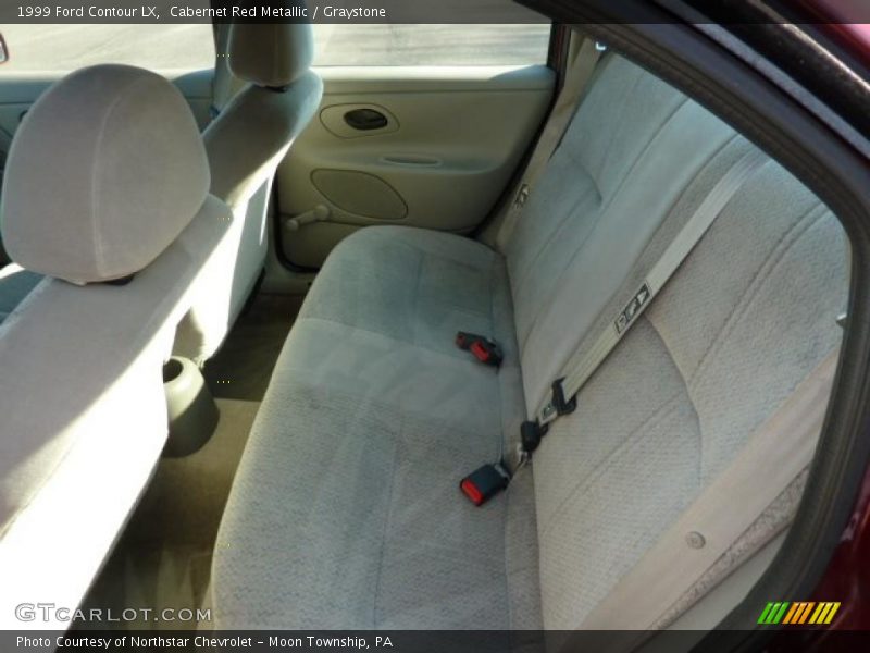 Cabernet Red Metallic / Graystone 1999 Ford Contour LX