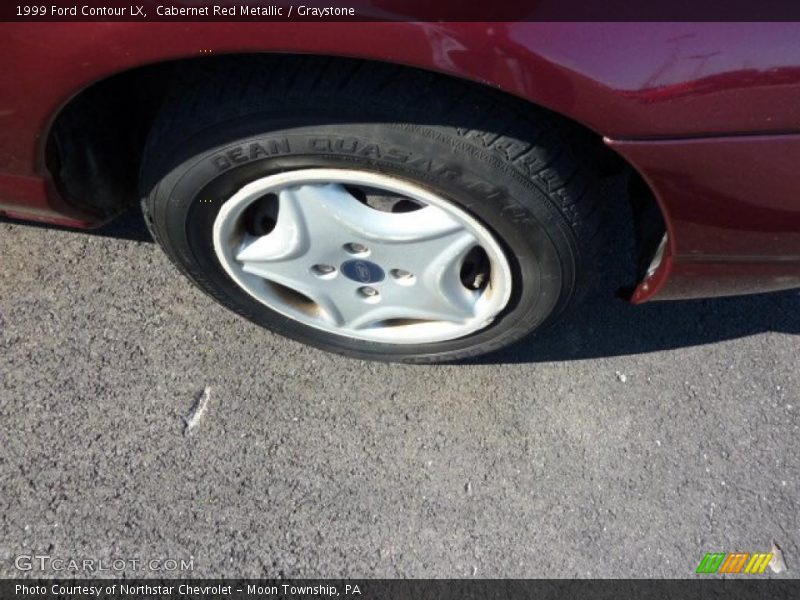 Cabernet Red Metallic / Graystone 1999 Ford Contour LX
