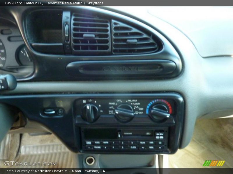 Cabernet Red Metallic / Graystone 1999 Ford Contour LX