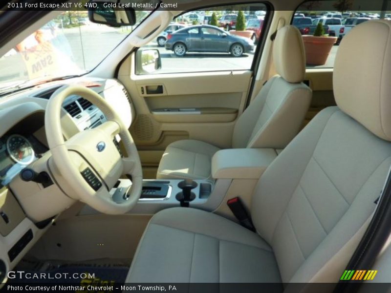 Gold Leaf Metallic / Camel 2011 Ford Escape XLT V6 4WD