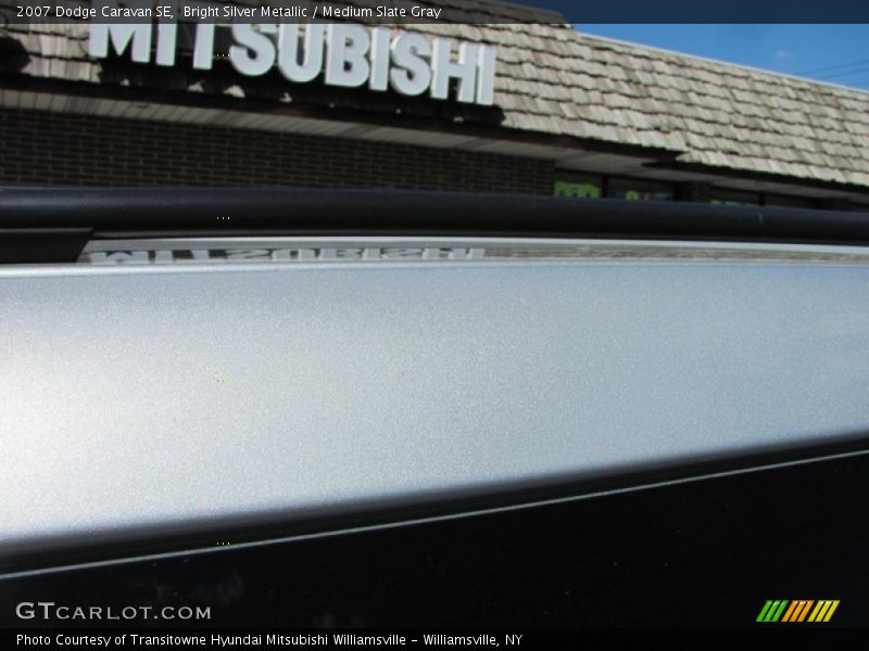 Bright Silver Metallic / Medium Slate Gray 2007 Dodge Caravan SE