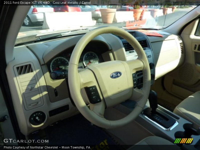 Gold Leaf Metallic / Camel 2011 Ford Escape XLT V6 4WD