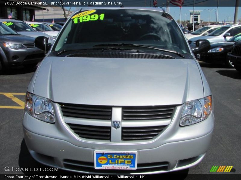 Bright Silver Metallic / Medium Slate Gray 2007 Dodge Caravan SE