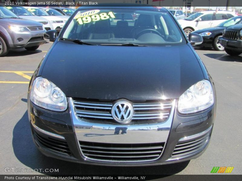 Black / Titan Black 2010 Volkswagen Jetta SE Sedan