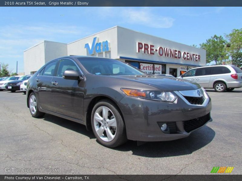 Grigio Metallic / Ebony 2010 Acura TSX Sedan