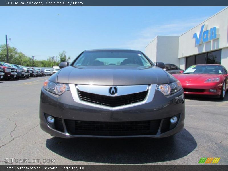 Grigio Metallic / Ebony 2010 Acura TSX Sedan