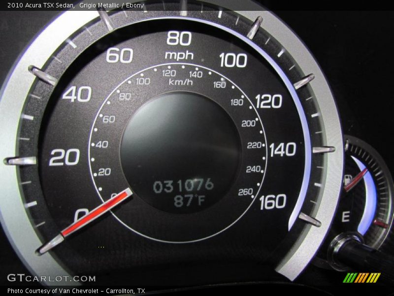 Grigio Metallic / Ebony 2010 Acura TSX Sedan