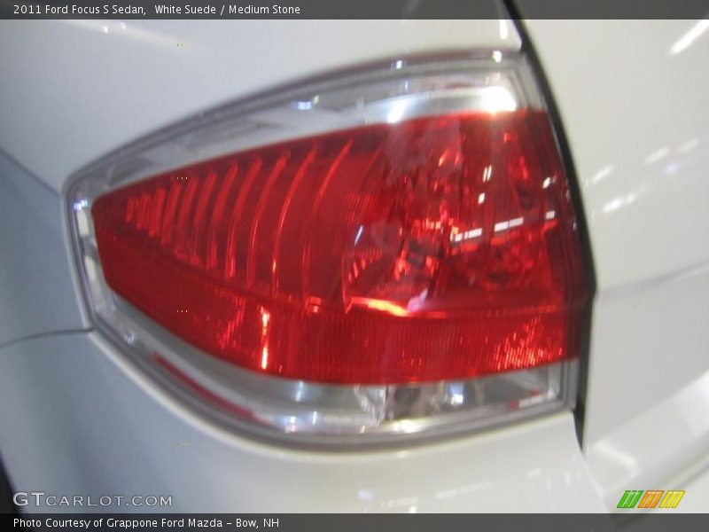 White Suede / Medium Stone 2011 Ford Focus S Sedan
