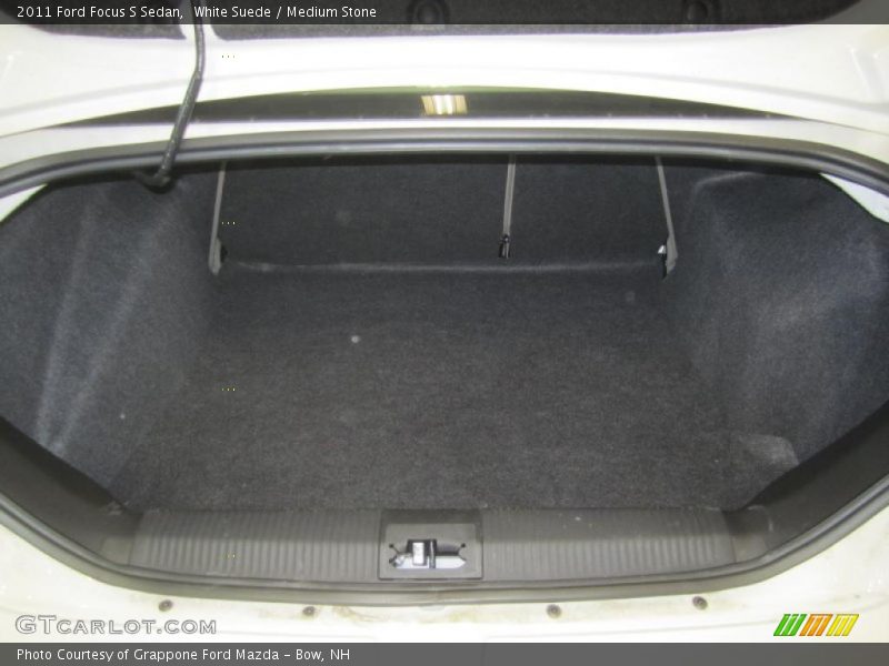 White Suede / Medium Stone 2011 Ford Focus S Sedan