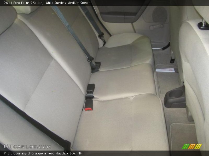 White Suede / Medium Stone 2011 Ford Focus S Sedan